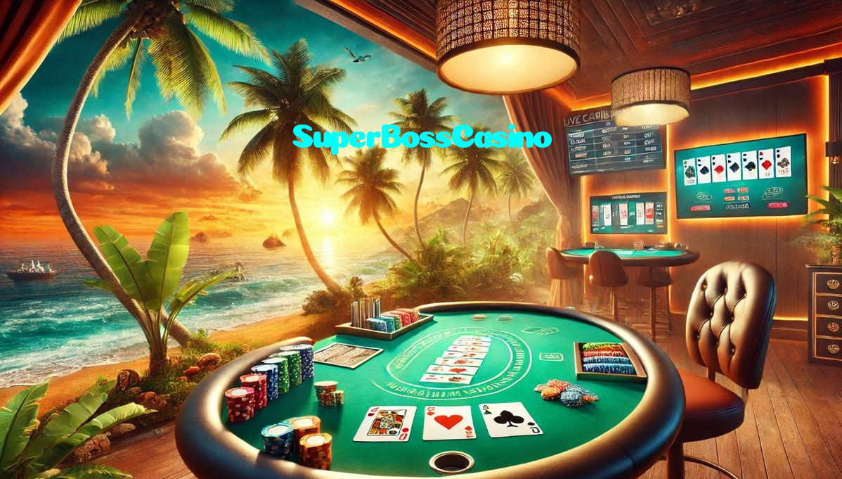 SuperBossCasino casino presented on mobile device in Pakistan with slots and live games